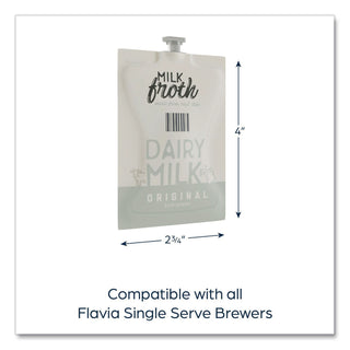 Dairy Milk Froth Powder Freshpack, Original, 0.46 oz Pouch, 72/Carton