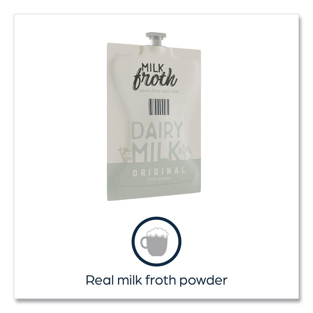 Dairy Milk Froth Powder Freshpack, Original, 0.46 oz Pouch, 72/Carton
