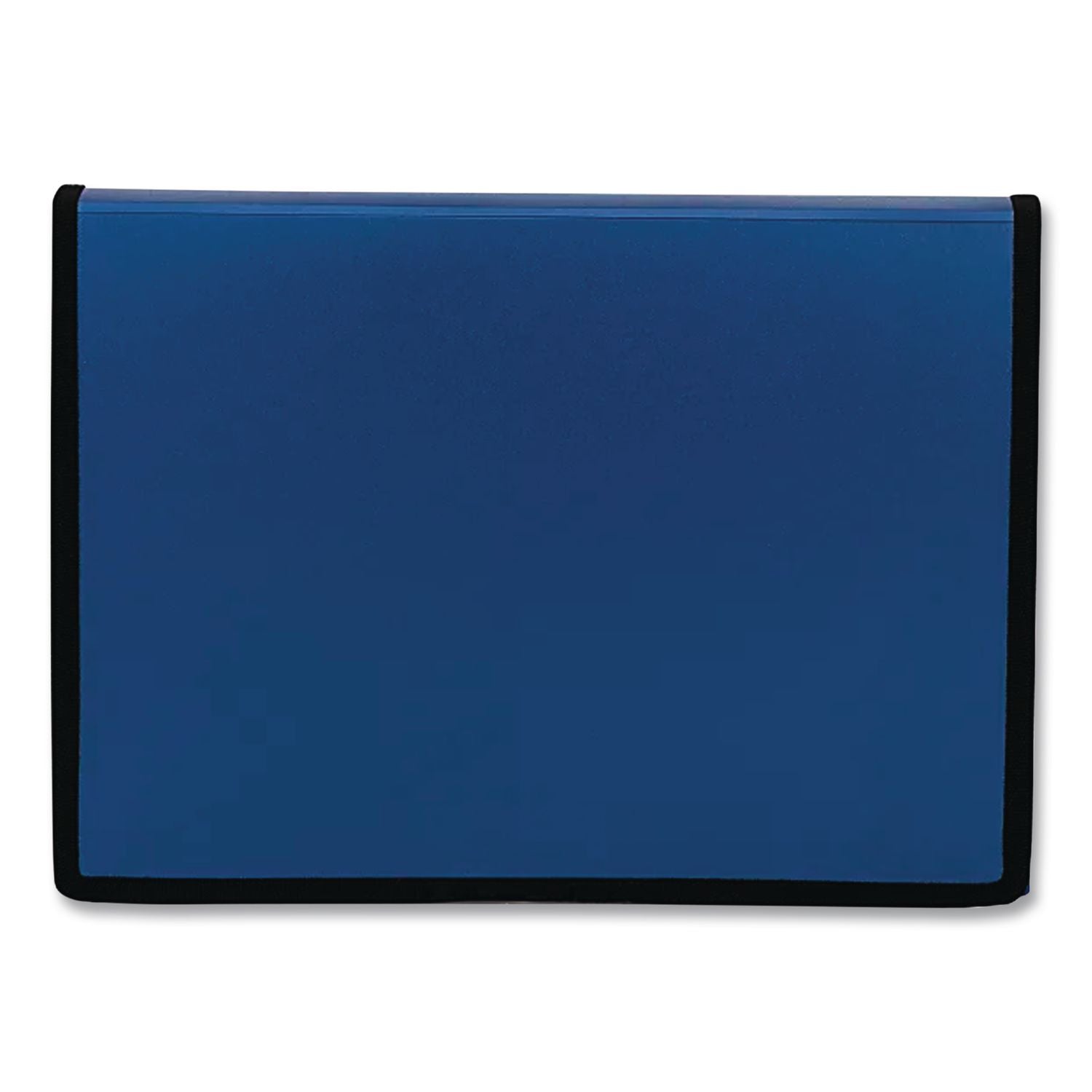 Professional Expanding Organizer, 7 Sections, Elastic Cord Closure, 1/6-Cut Tabs, Letter Size, Blue