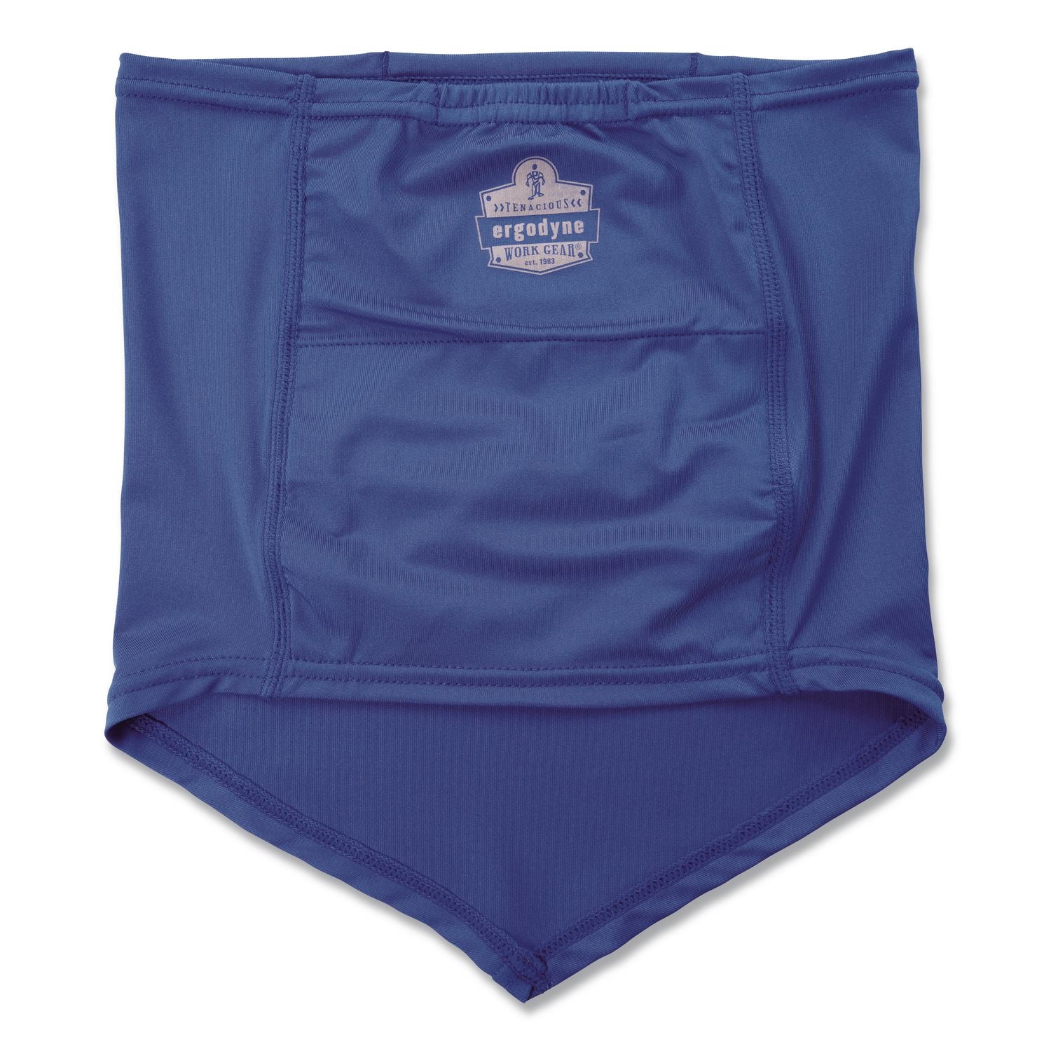 Chill-Its 6482 Cooling Neck Gaiter Bandana Pocket Kit, Polyester/Spandex, Large/X-Large, Blue, Ships in 1-3 Business Days