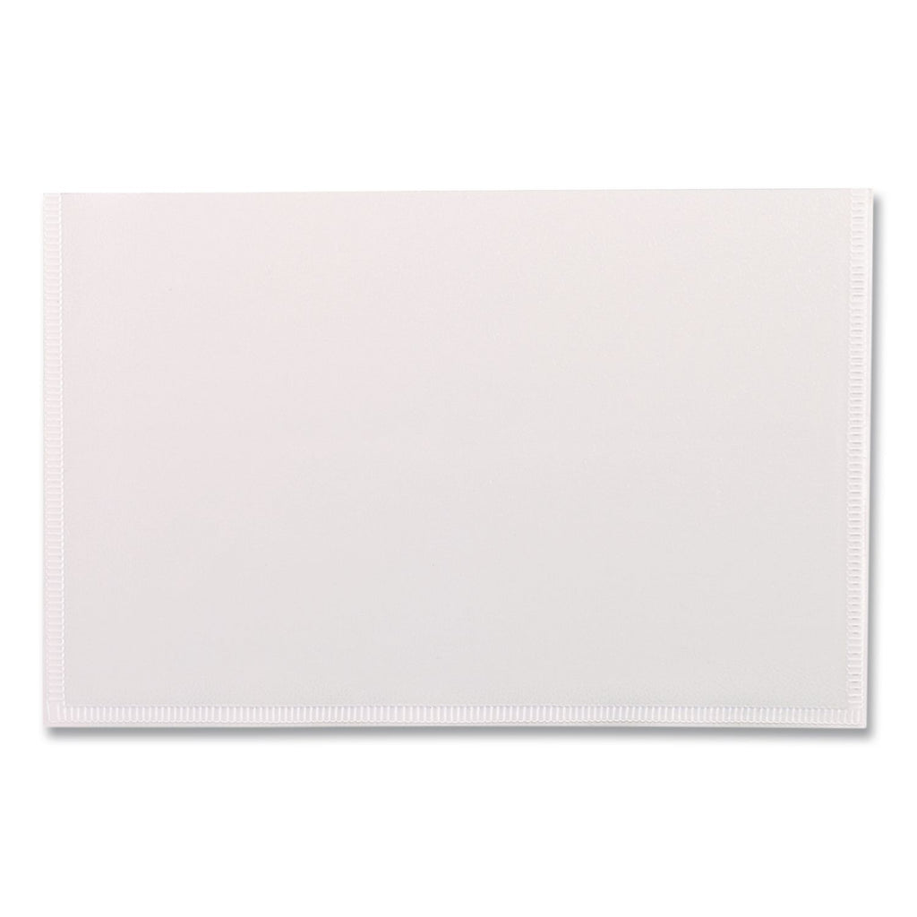 Self-Adhesive Pockets, 4 x 6, Clear Front/White Backing, 100/Box