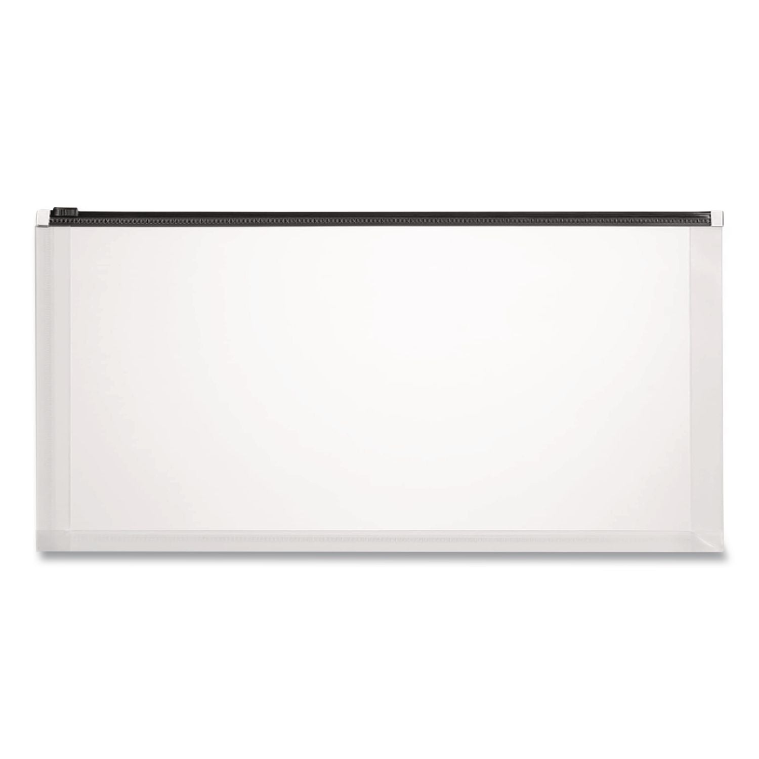 Poly Zip Check Envelope, Zipper Closure, 10.13 x 5.13, Assorted Colors, 5/Pack