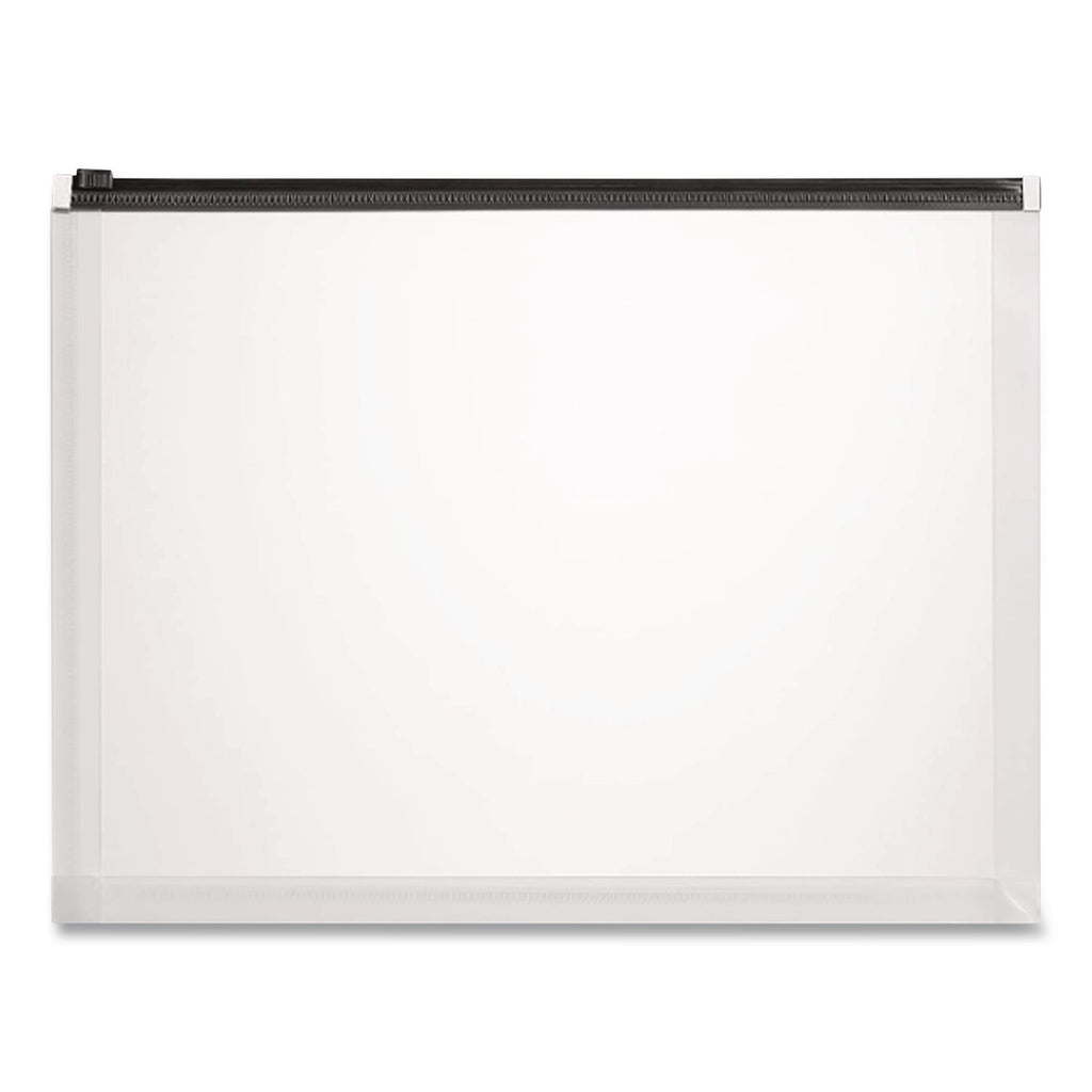 Poly Zip Envelope, Zipper Closure, 10 x 13, Assorted Colors, 5/Pack