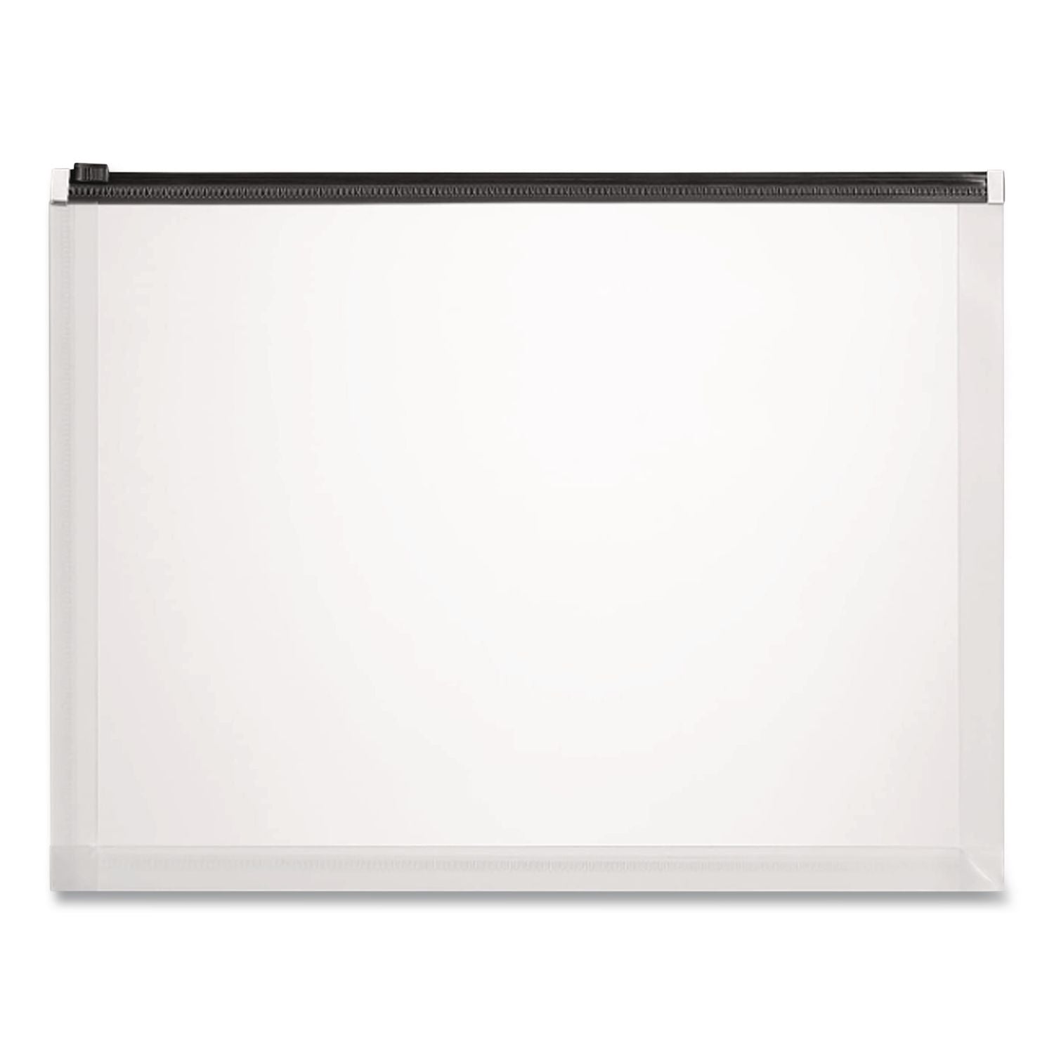 Poly Zip Envelope, Zipper Closure, 10 x 13, Assorted Colors, 5/Pack