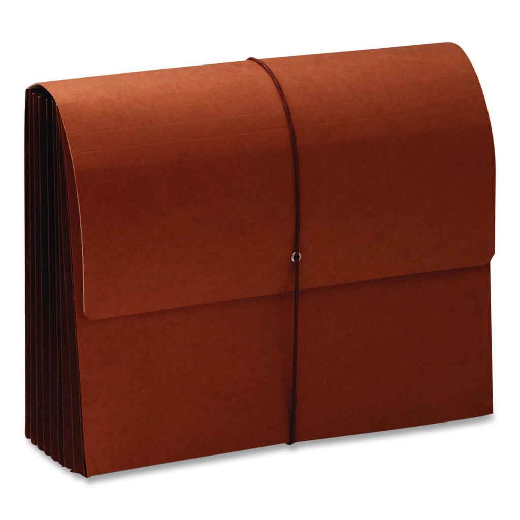 Earthwise by Pendaflex Recycled Indexed Expanding File, 21 Sections, 1/12-Cut Tabs, Letter Size, Red Fiber
