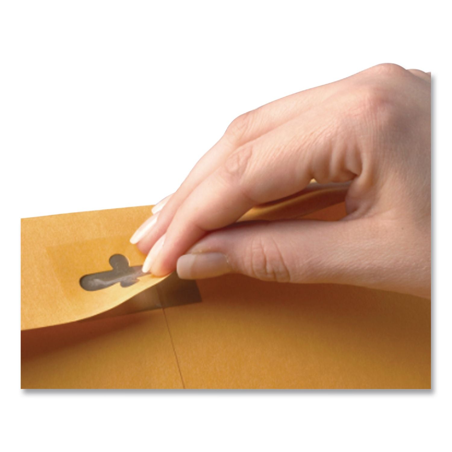 Postage Saving ClearClasp Kraft Envelope, #97, Cheese Blade Flap, ClearClasp Closure, 10 x 13, Brown Kraft, 100/Box