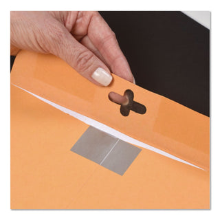 Postage Saving ClearClasp Kraft Envelope, #90, Cheese Blade Flap, ClearClasp Closure, 9 x 12, Brown Kraft, 100/Box