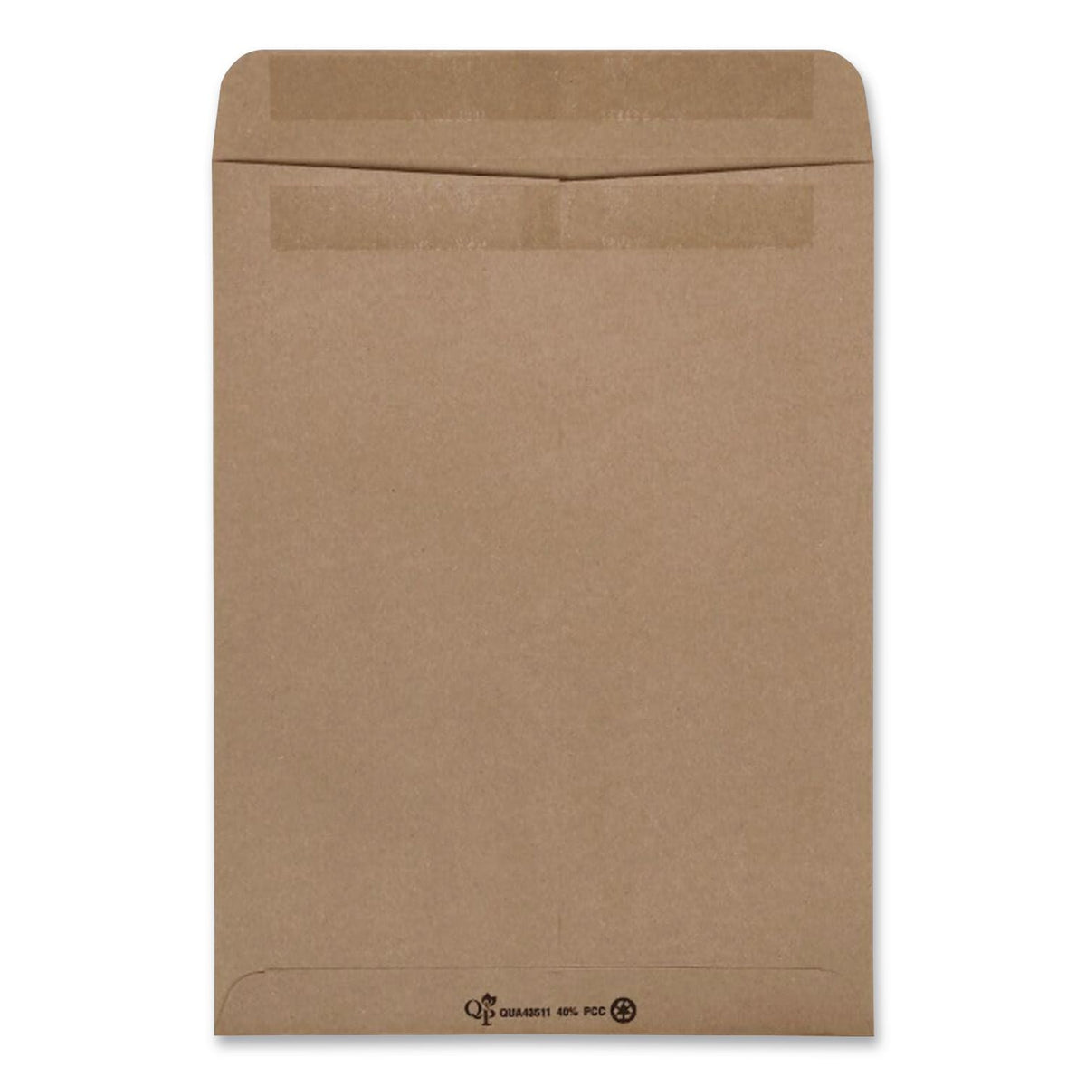 Recycled Brown Kraft Redi-Seal Envelope, #10 1/2, Cheese Blade Flap, Redi-Seal Adhesive Closure, 9 x 12, Brown Kraft, 100/Box