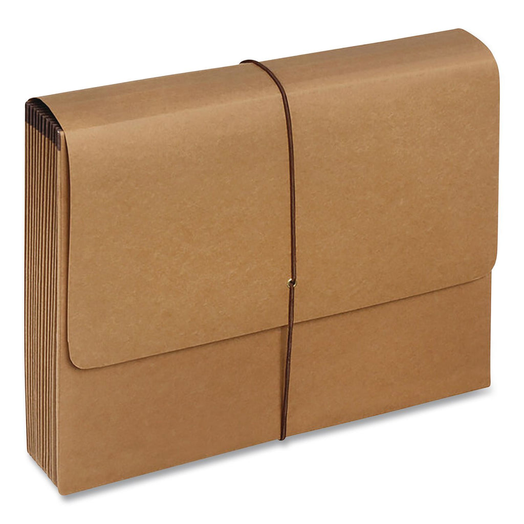 Kraft Indexed Expanding File, 31 Sections, Elastic Cord Closure, 1/15-Cut Tabs, Letter Size, Brown