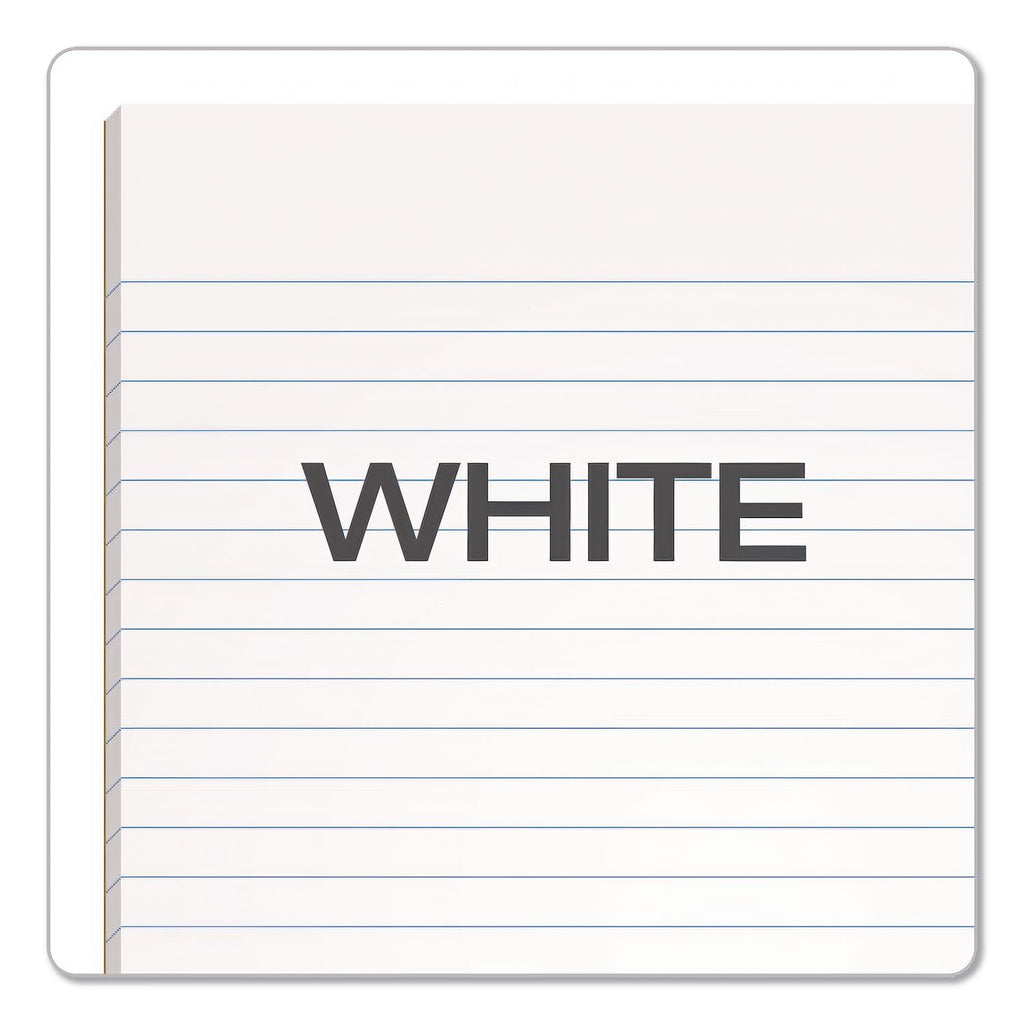 Glue Top Pads, Narrow Rule, 50 White 8.5 x 11 Sheets, Dozen