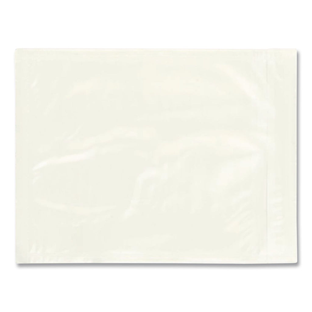 Self-Adhesive Packing List Envelope, Clear Front: Full-Size Window, 4.5 x 6, Clear, 1,000/Carton
