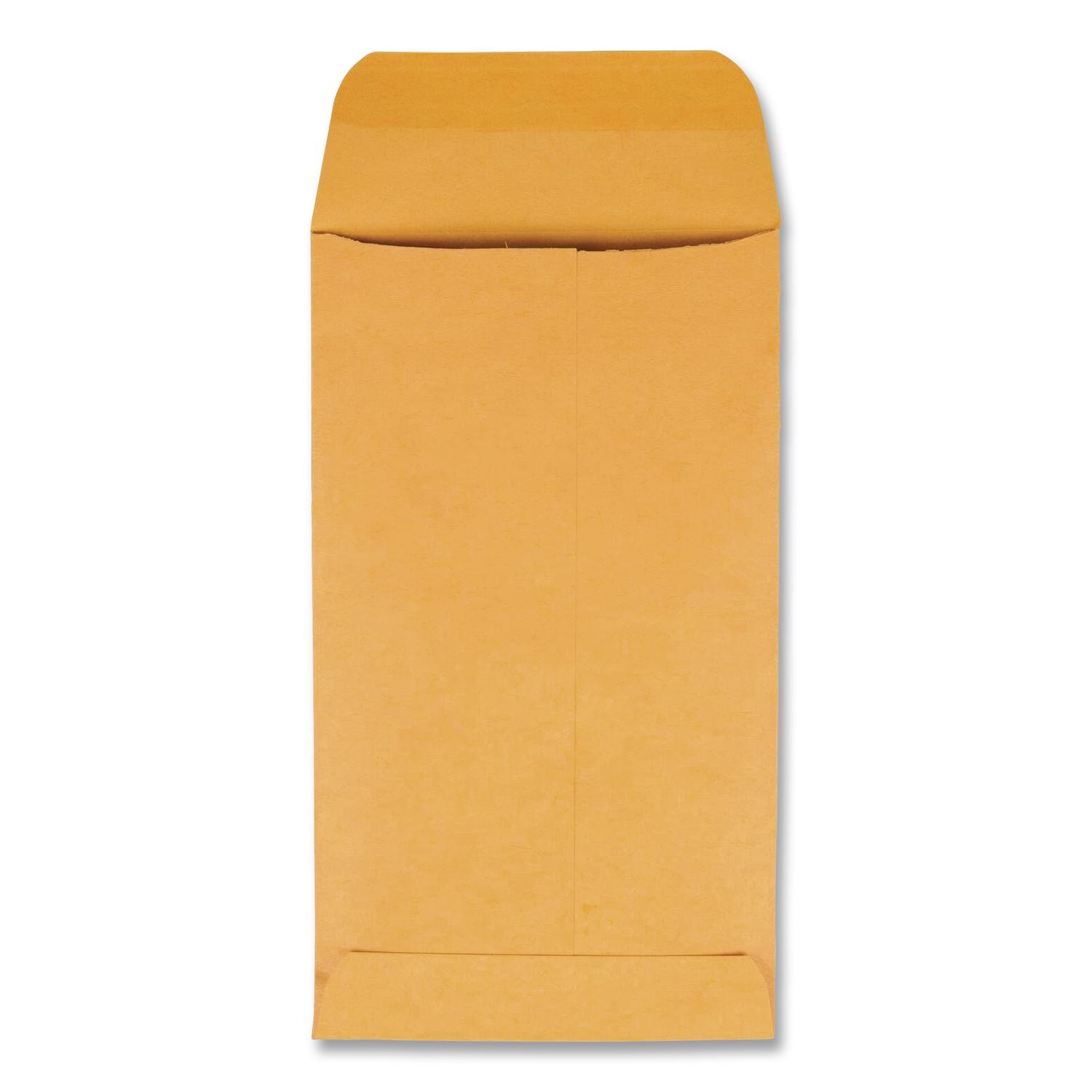 Kraft Coin and Small Parts Envelope, #6, Square Flap, Gummed Closure, 3.38 x 6, Brown Kraft, 500/Box