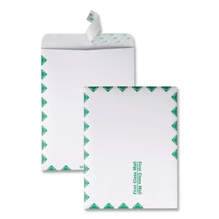 14 lb Tyvek Open End Expansion Mailer Value Pack, First Class, #13 1/2, Flip-Stik, Redi-Strip Closure, 10 x 13, White,100/CT