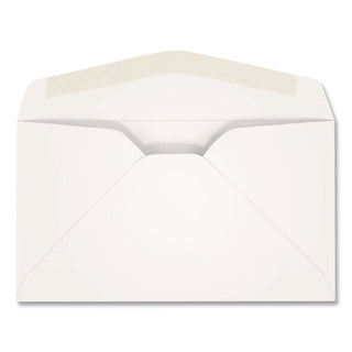 Business Envelope, #9, Commercial Flap, Diagonal Seam, Gummed Closure, 24 lb Bond Weight Paper, 3.88 x 8.88, White, 500/Box