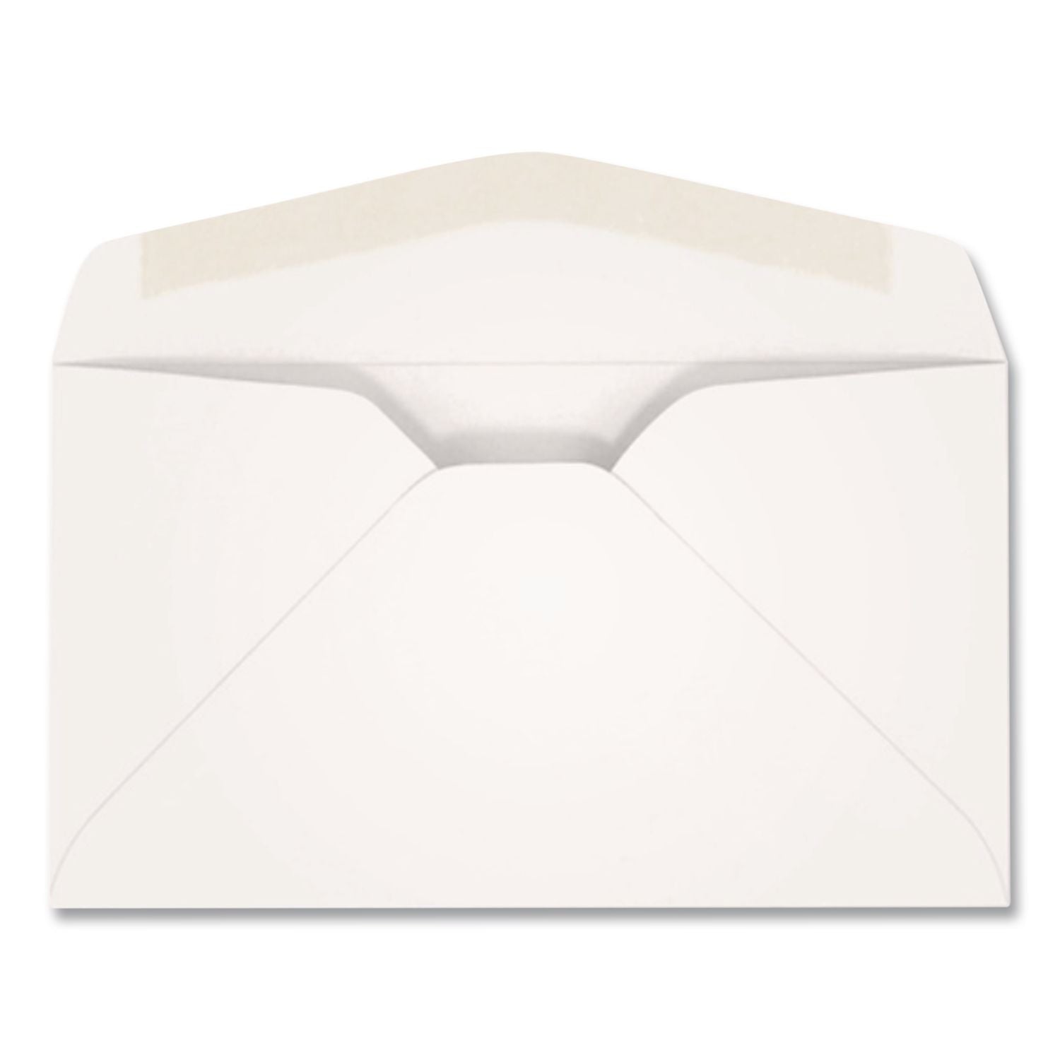 Business Envelope, #9, Commercial Flap, Diagonal Seam, Gummed Closure, 24 lb Bond Weight Paper, 3.88 x 8.88, White, 500/Box