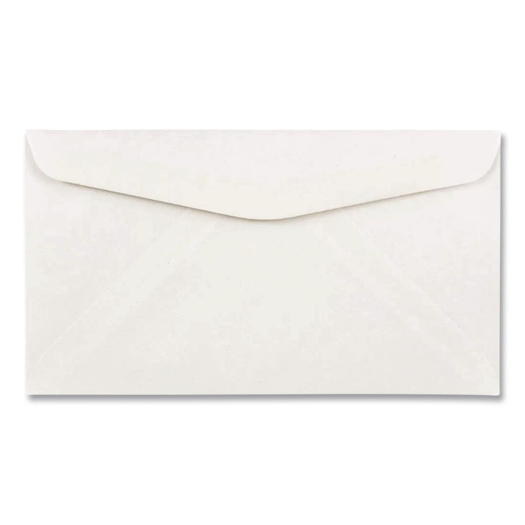 Business Envelope, #9, Commercial Flap, Diagonal Seam, Gummed Closure, 24 lb Bond Weight Paper, 3.88 x 8.88, White, 500/Box