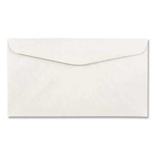 Business Envelope, #9, Commercial Flap, Diagonal Seam, Gummed Closure, 24 lb Bond Weight Paper, 3.88 x 8.88, White, 500/Box