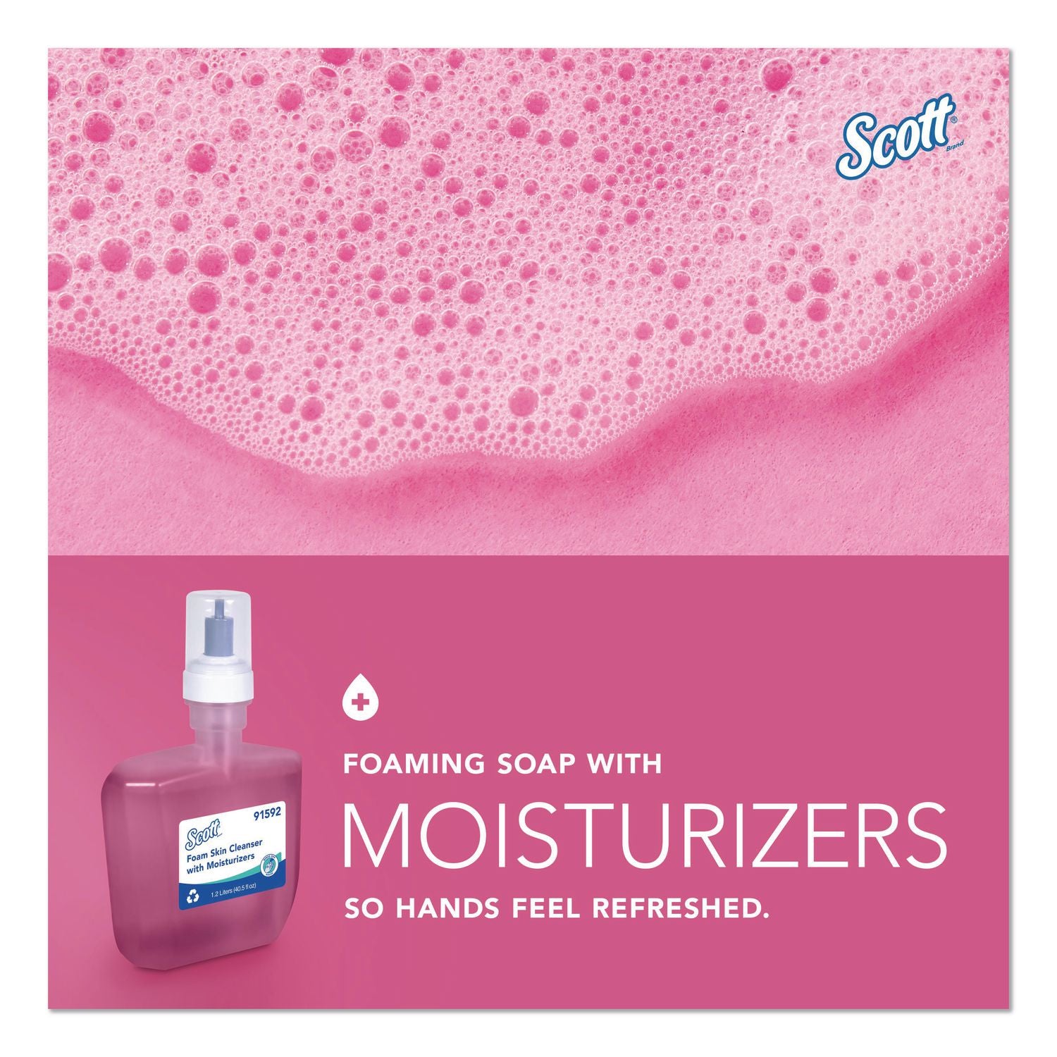 Pro Foam Skin Cleanser with Moisturizers, Citrus Floral, 1.2 L Refill, 2/Carton