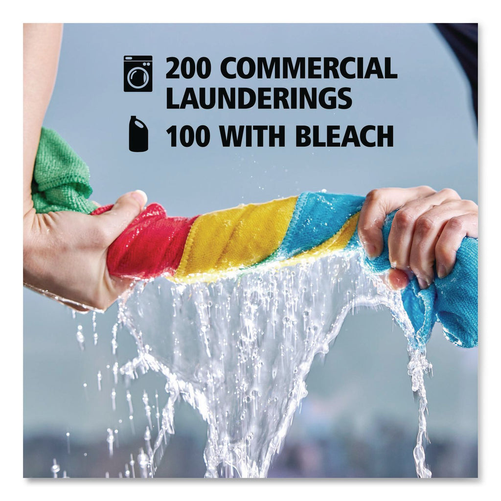 Microfiber Cleaning Cloths, 12 x 12, Red, 24/Pack