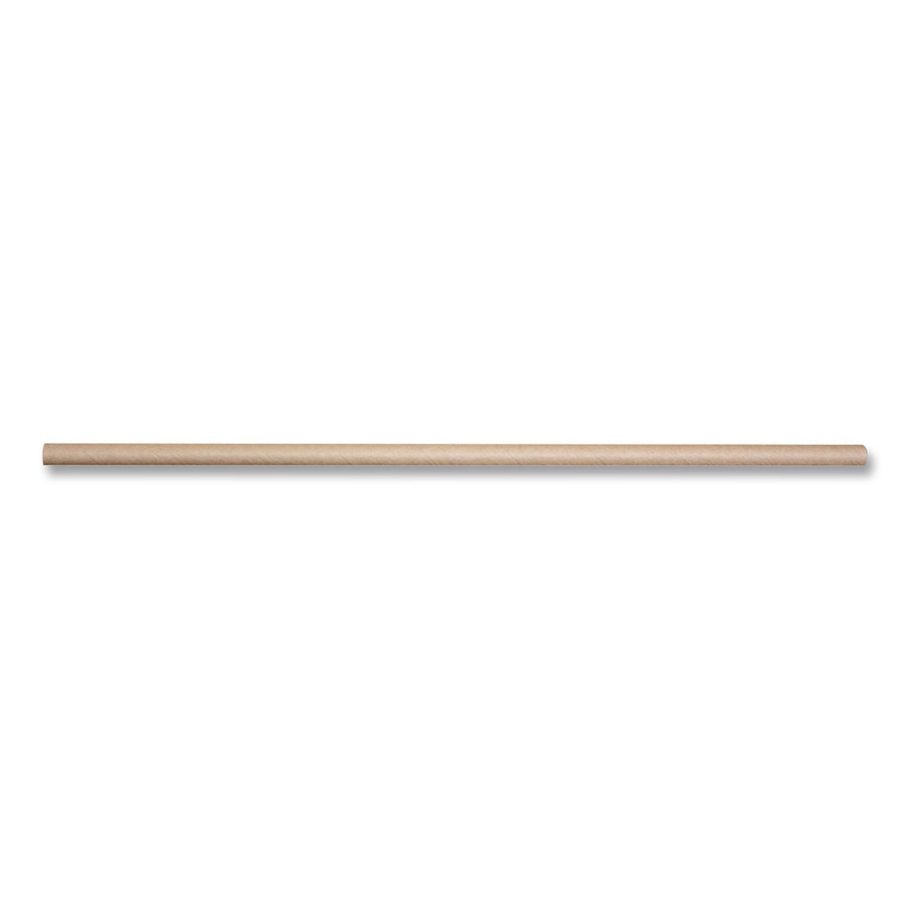 Sustainable Kraft Paper Straws, 8", 6,000/Carton