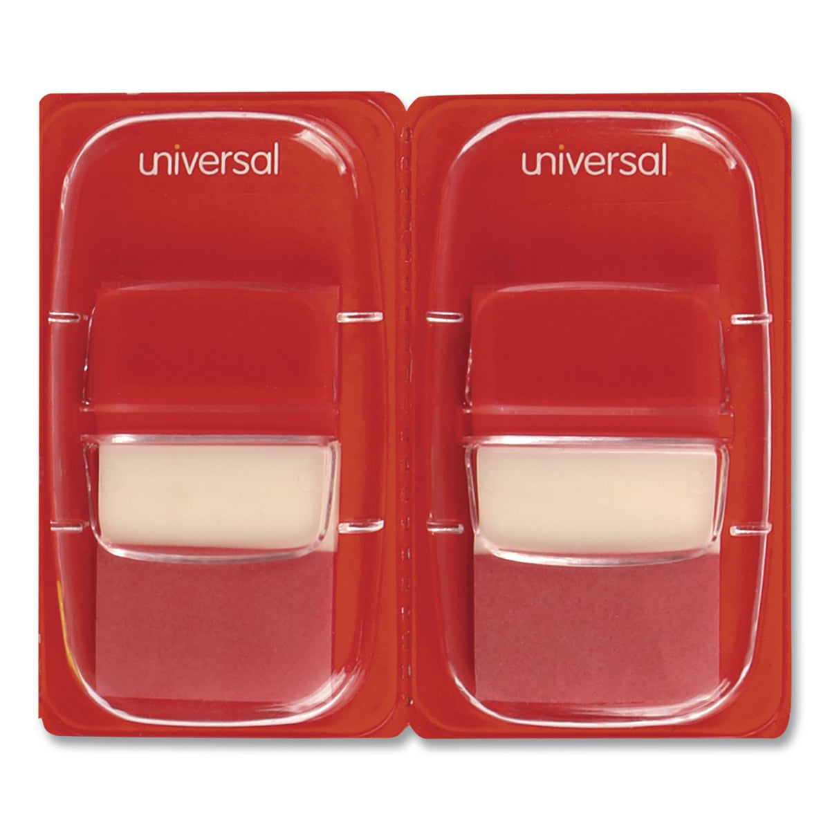 Page Flags, Red, 50 Flags/Dispenser, 2 Dispensers/Pack