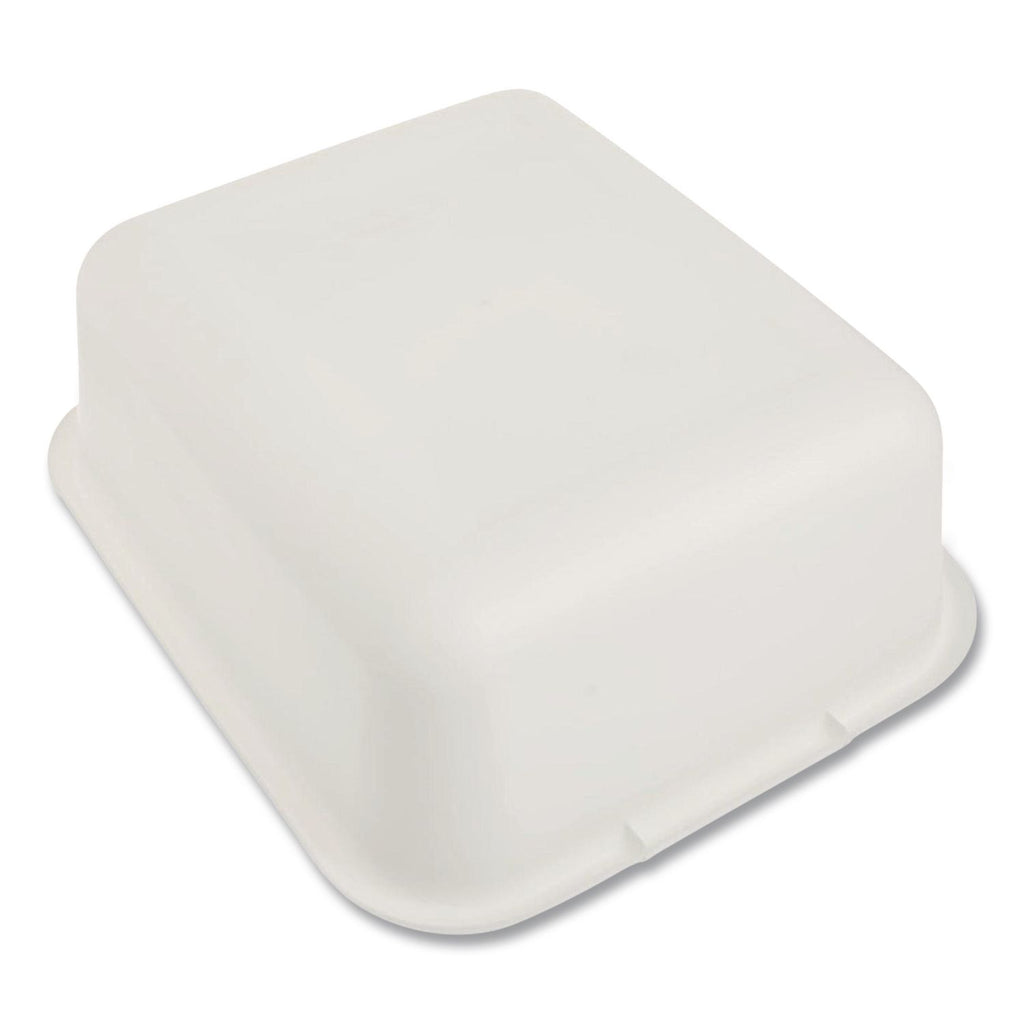 Microban Dishpan, 4.5 gal, 14.5" x 12.5" x 5.7", White, 6/Carton