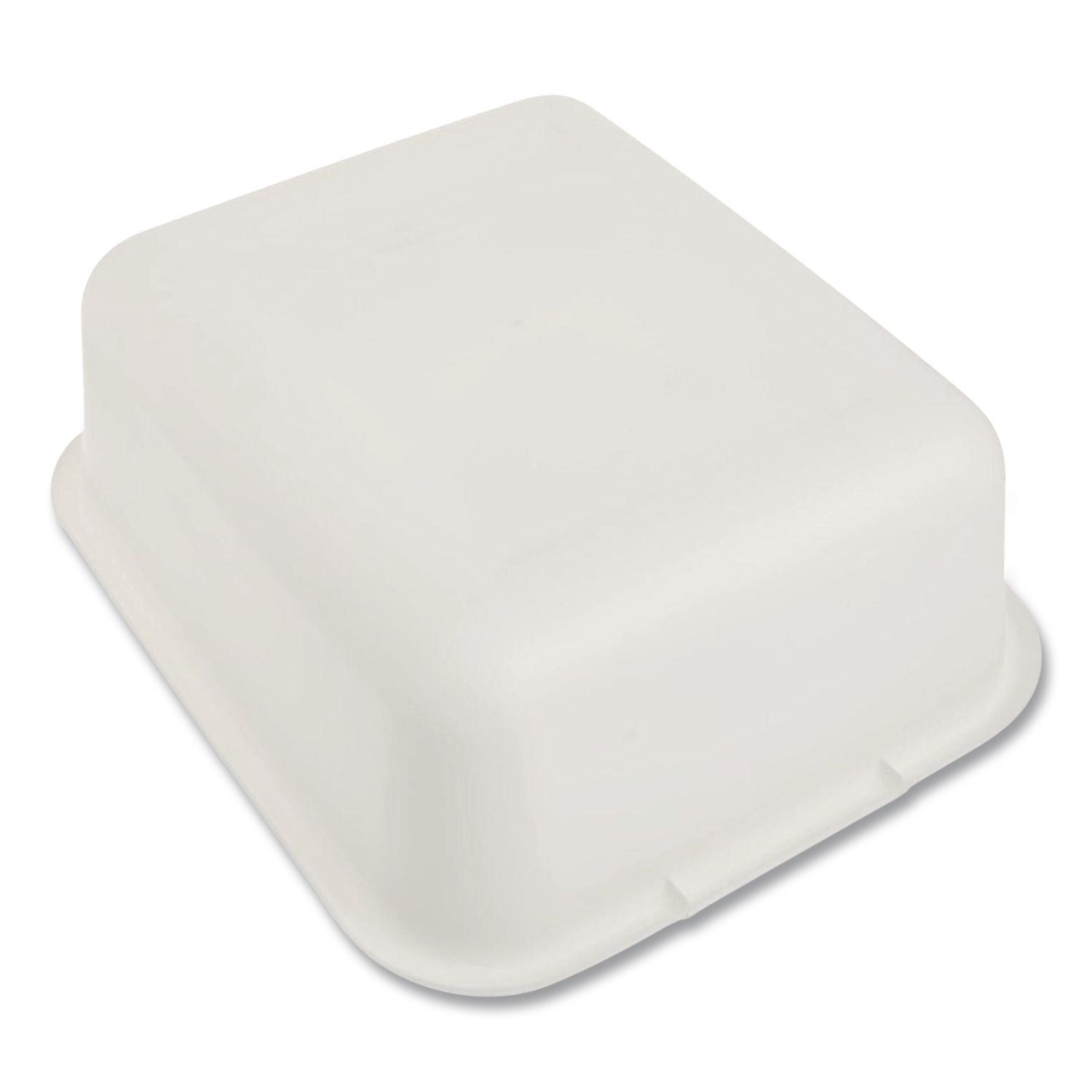 Microban Dishpan, 4.5 gal, 14.5" x 12.5" x 5.7", White, 6/Carton