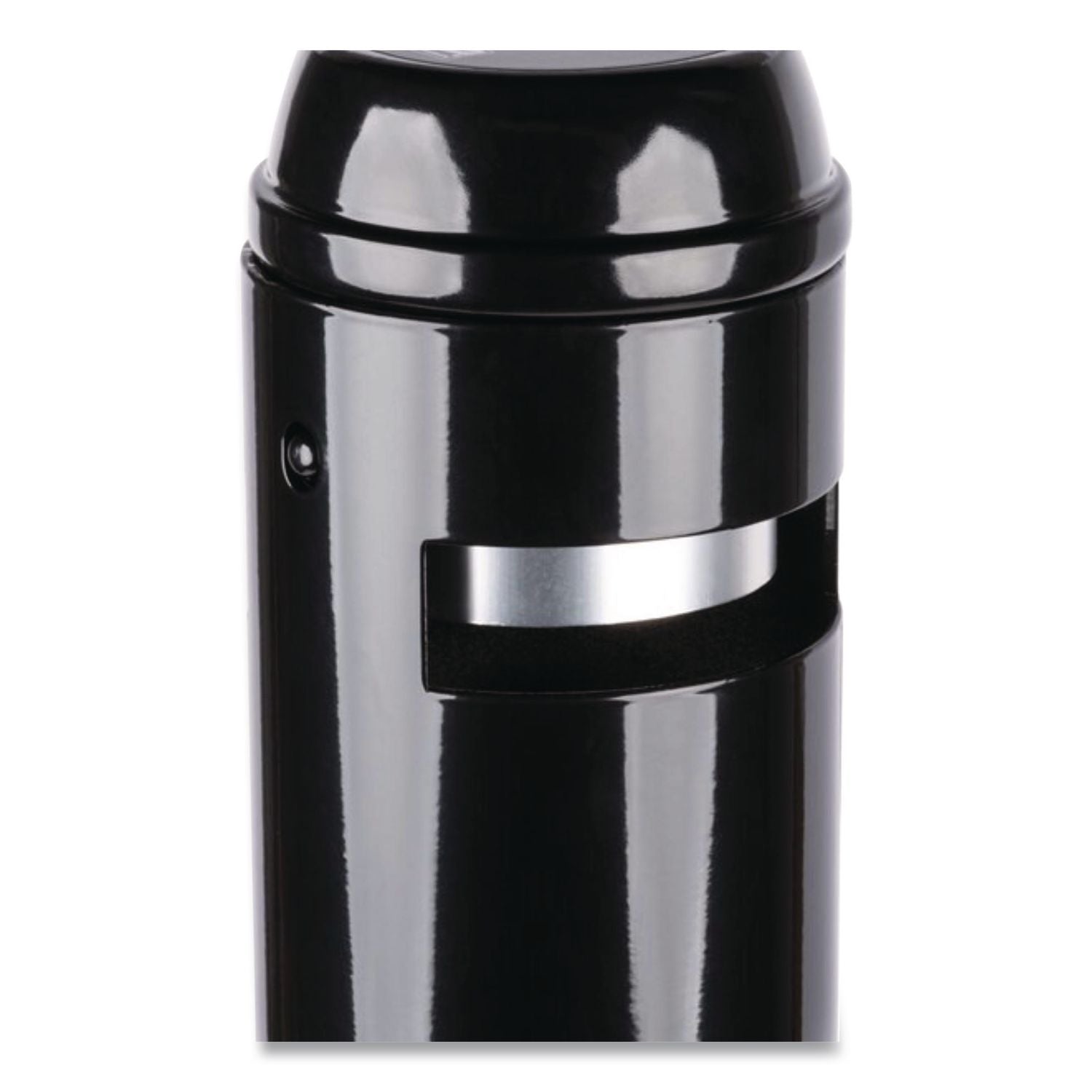 Smoker's Pole, Round, Steel, 0.9 gal, 4 dia x 41h, Black