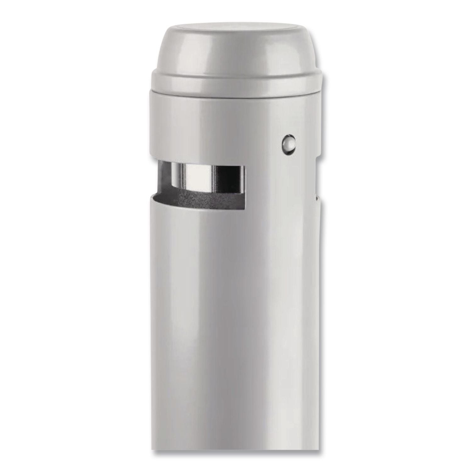 Smoker's Pole, Round, Steel, 0.9 gal, 4 dia x 41h, Silver