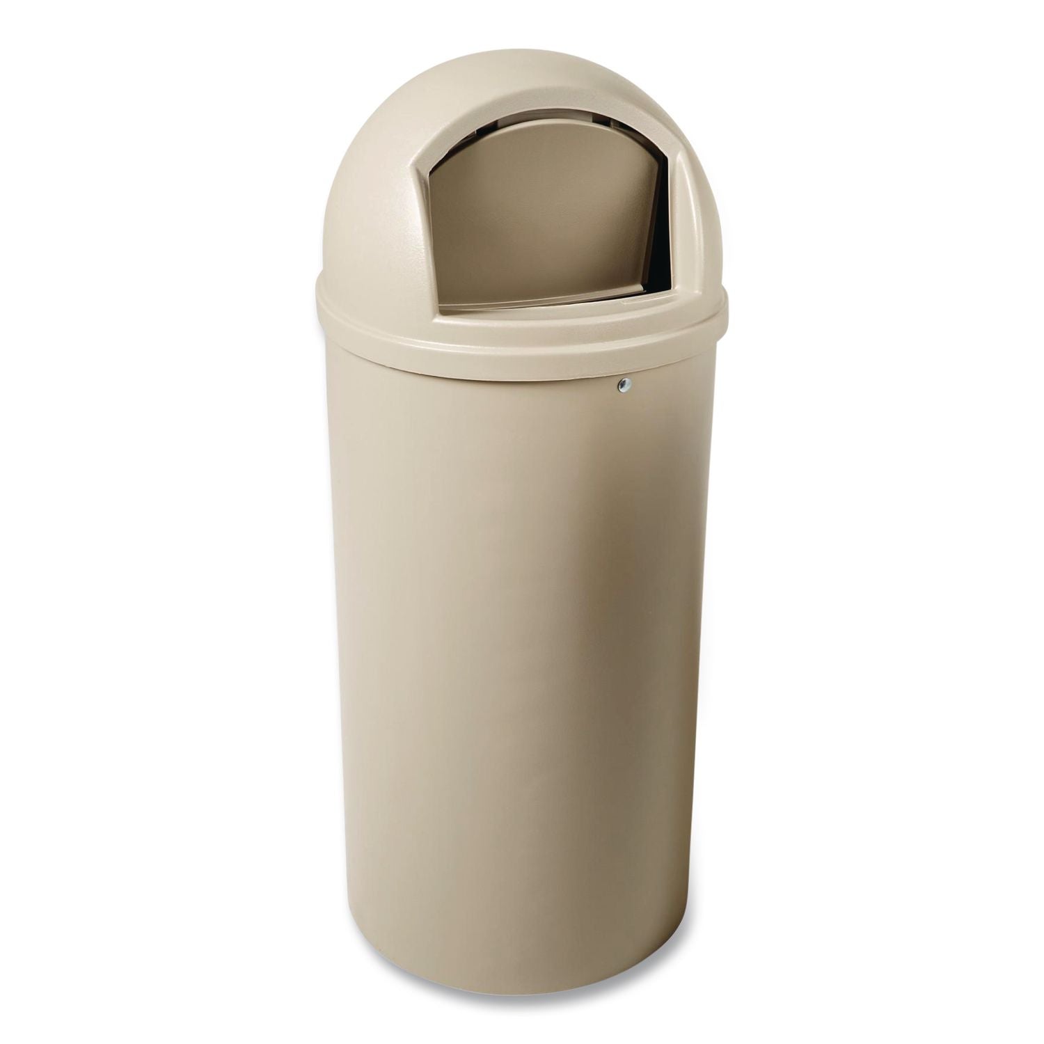 Marshal Classic Container, 25 gal, Plastic, Beige
