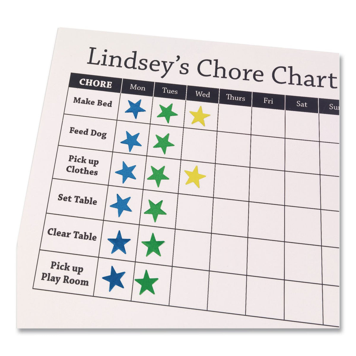 Avery Assorted Foil Star Labels - Learning Theme/Subject - Star Shape - Permanent Adhesive - 0.50" Height - Red, Blue, Silver, Green, Gold - Paper - 6