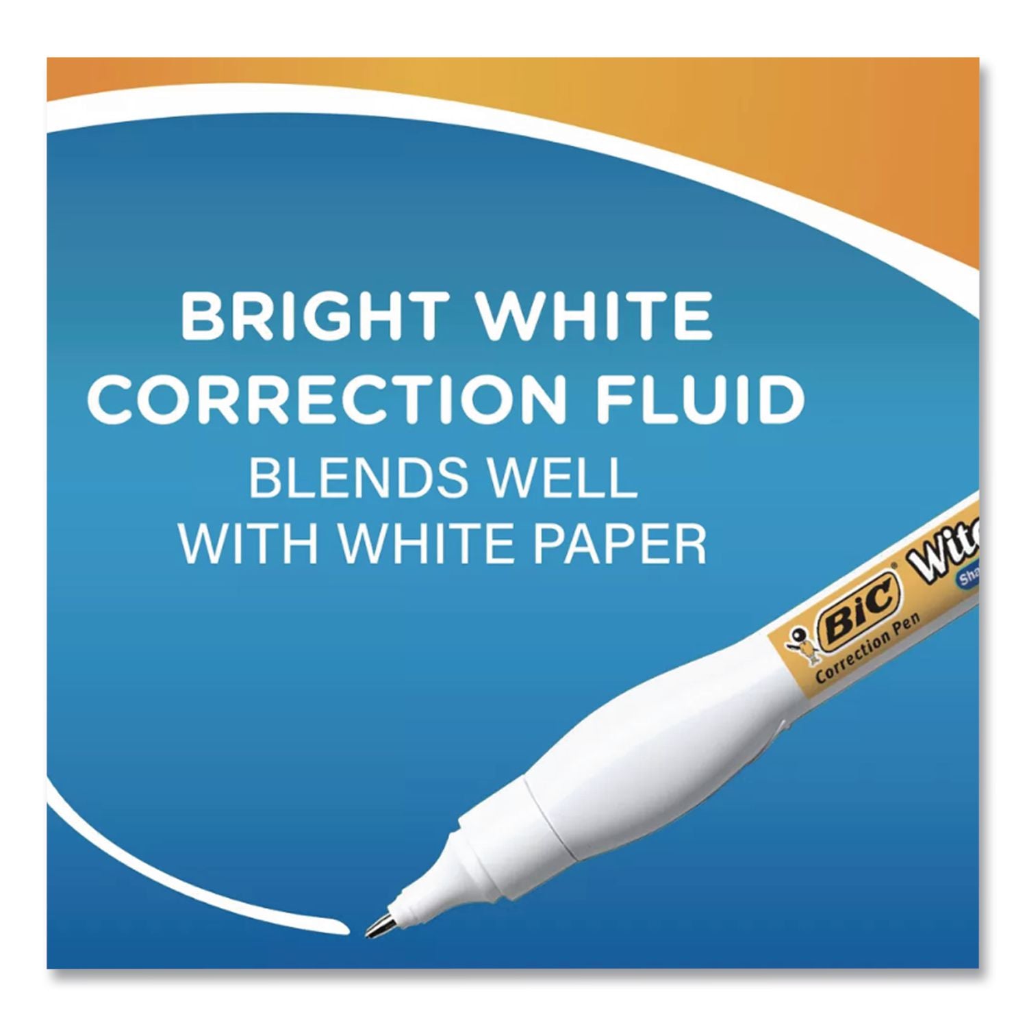 Wite-Out Shake 'n Squeeze Correction Pen, 8 mL, White