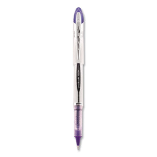 VISION ELITE Hybrid Gel Pen, Stick, Bold 0.8 mm, Violet Ink, White/Violet/Clear Barrel