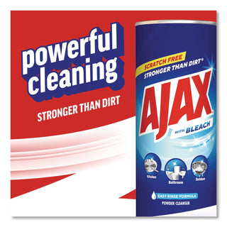 AJAX Powder Cleanser With Bleach - 21 oz (1.31 lb) - 1 Each - Non-scratching, Phosphate-free - White