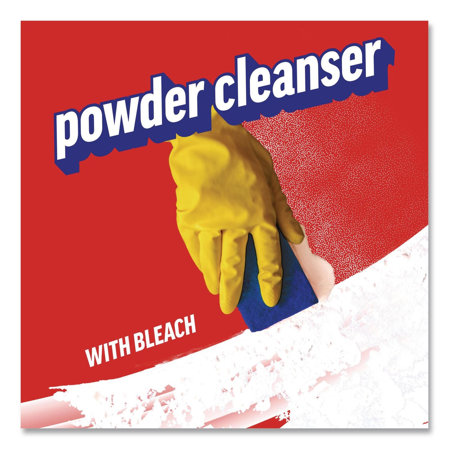 AJAX Powder Cleanser With Bleach - 21 oz (1.31 lb) - 1 Each - Non-scratching, Phosphate-free - White