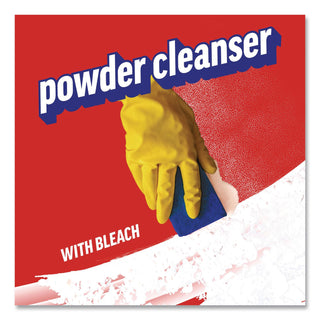 AJAX Powder Cleanser With Bleach - 21 oz (1.31 lb) - 1 Each - Non-scratching, Phosphate-free - White