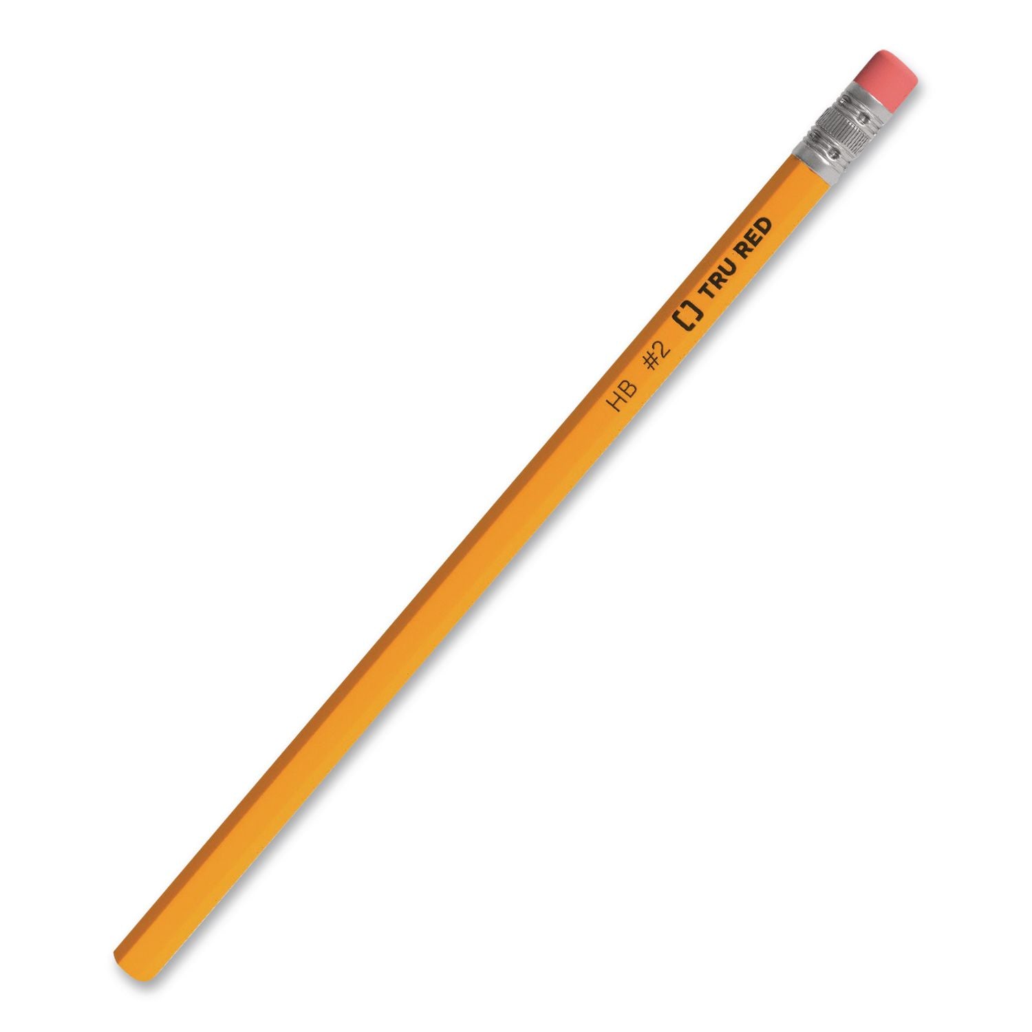Wooden Pencil, HB (#2), Black Lead, Yellow Barrel, Dozen