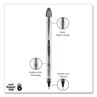 uni-ball - Vision Elite Roller Ball Stick Water-Proof Pen, Black Ink, Bold, Sold as 1 EA