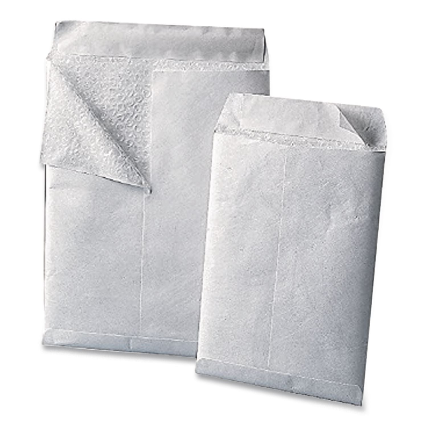 Bubble Mailer of DuPont Tyvek, #0, Air Cushion, Redi-Strip Adhesive Closure, 6.5 x 9.5, White, 25/Box