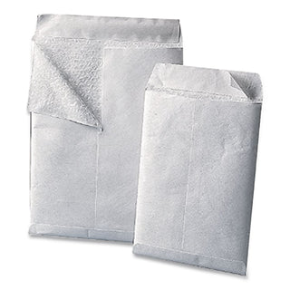 Bubble Mailer of DuPont Tyvek, #0, Air Cushion, Redi-Strip Adhesive Closure, 6.5 x 9.5, White, 25/Box