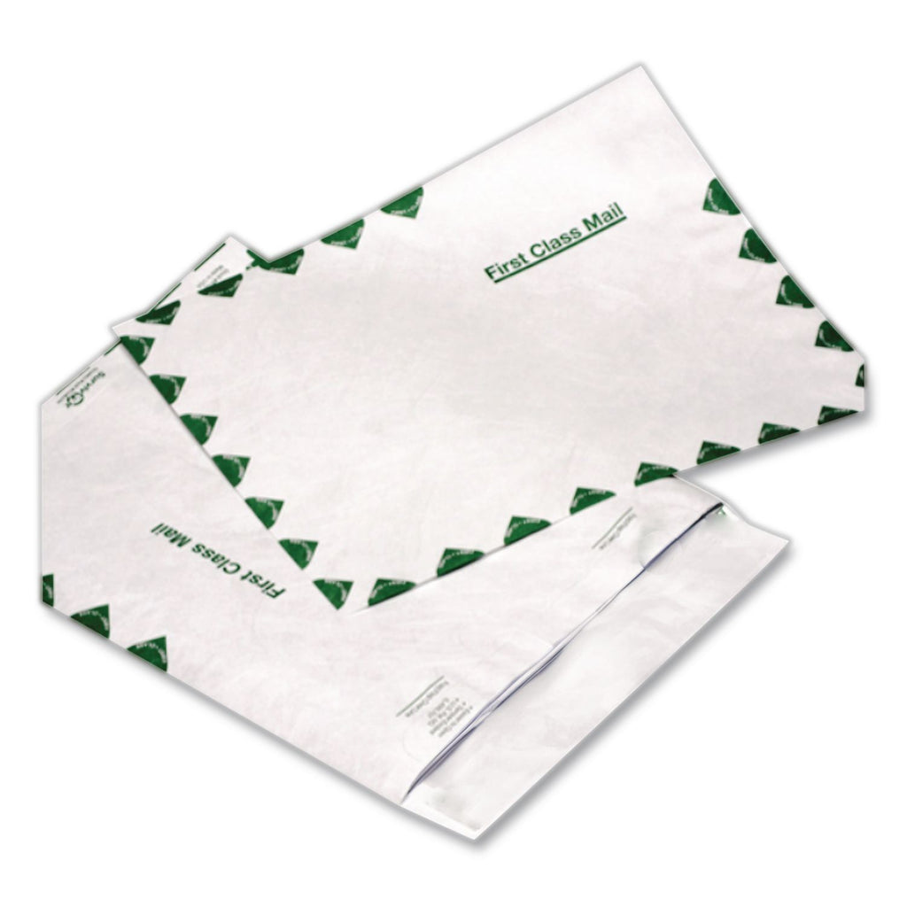 Ship-Lite Envelope, First Class, #10 1/2, Cheese Blade Flap, Redi-Strip Adhesive Closure, 9 x 12, White, 100/Box