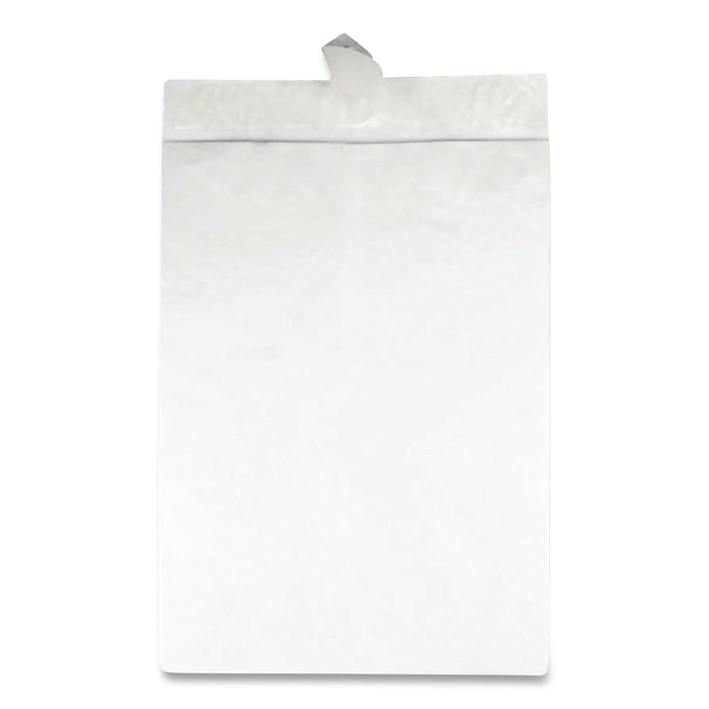 Heavyweight 18 lb Tyvek Catalog Mailers, Square Flap, Redi-Strip Adhesive Closure, 14.25 x 20, White, 25/Box