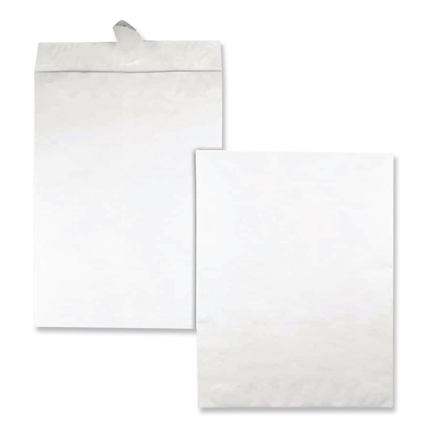 Heavyweight 18 lb Tyvek Catalog Mailers, Square Flap, Redi-Strip Adhesive Closure, 14.25 x 20, White, 25/Box