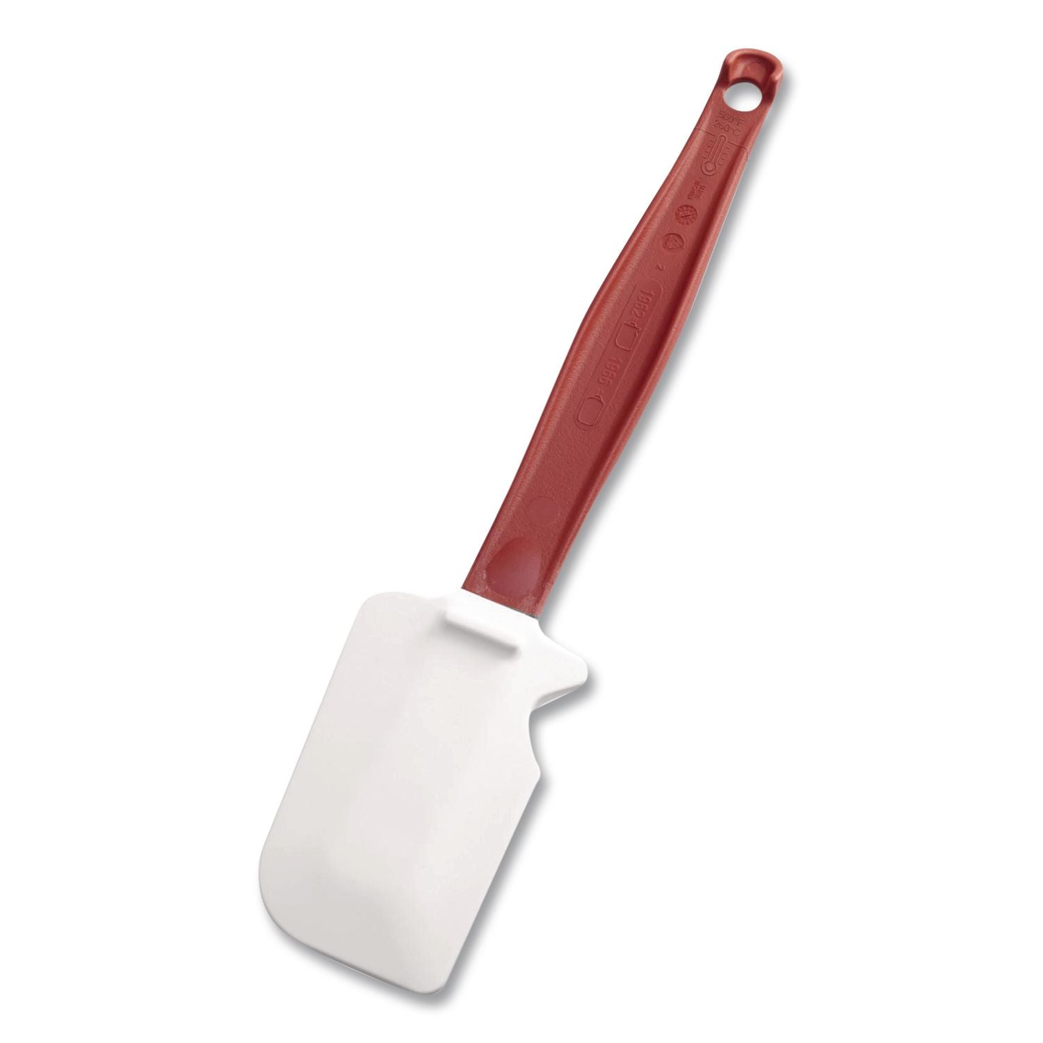 High-Heat Cook's Scraper, 9 1/2 in, Red/White