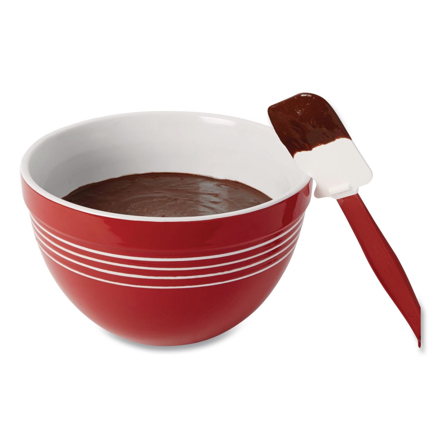 High-Heat Cook's Scraper, 9 1/2 in, Red/White