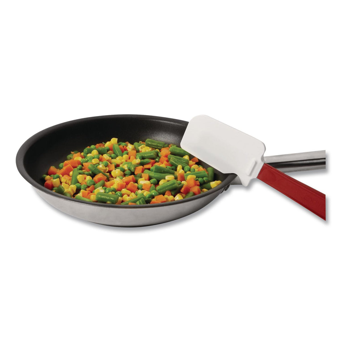 High-Heat Cook's Scraper, 9 1/2 in, Red/White