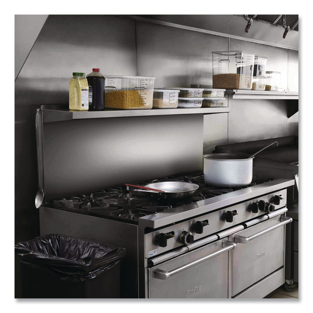 High-Heat Cook's Scraper, 9 1/2 in, Red/White