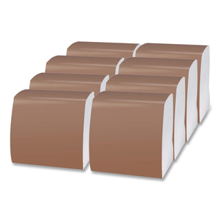 1/4-Fold Dinner Napkins, 1-Ply, 16 3/4 x 17, White, 250/Pack, 16/Carton