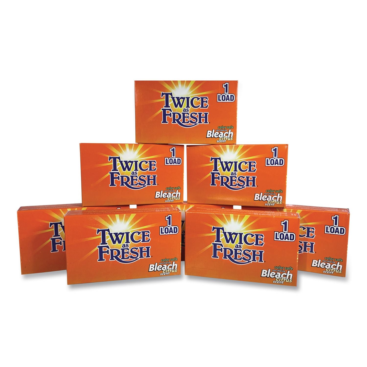 Color Safe Powder Bleach, Vend Pack, 1 load Box, 100/Carton