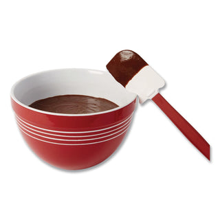 High-Heat Cook's Scraper, 13 1/2", Red/White, Sold as 1 Each